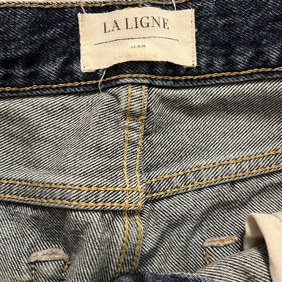 La ligne Marilyn mid rise barrel Jean - Picture 3 of 3